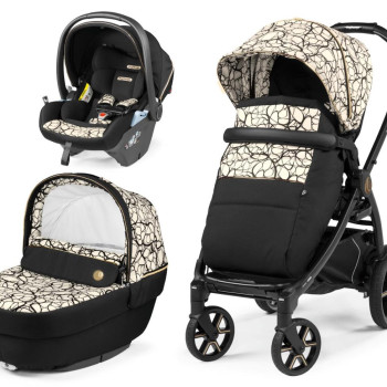 Коляска 3 в 1 Peg-Perego Book Lounge Modular Graphic Gold