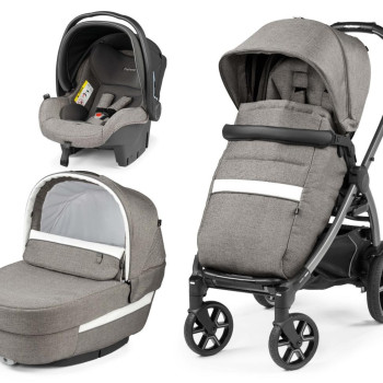 Коляска 3 в 1 Peg-Perego Book SL Modular City Grey