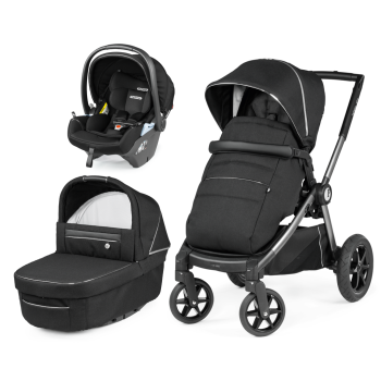 Коляска 3 в 1 Peg-Perego GT4 Lounge Modular Black Shine