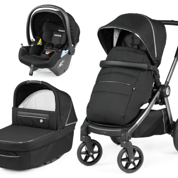 Коляска 3 в 1 Peg-Perego GT4 Lounge Modular Black Shine
