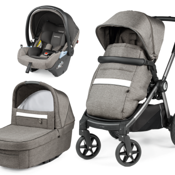 Коляска 3 в 1 Peg-Perego GT4 Lounge Modular City Grey