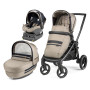 Коляска 3 в 1 Peg-Perego Team Elite i-Size Luxe Ecru