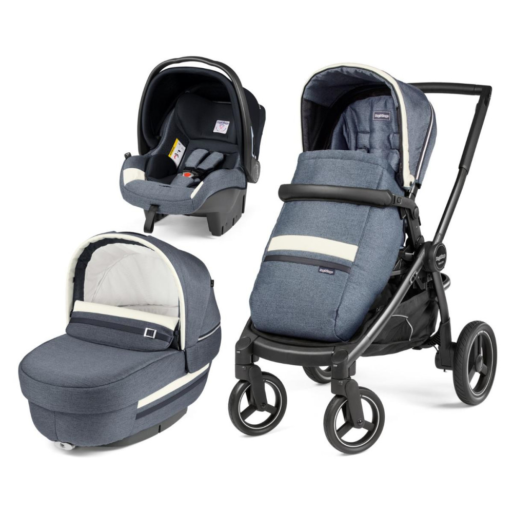 Коляска 3 в 1 Peg-Perego Team Elite SL Luxe Mirage