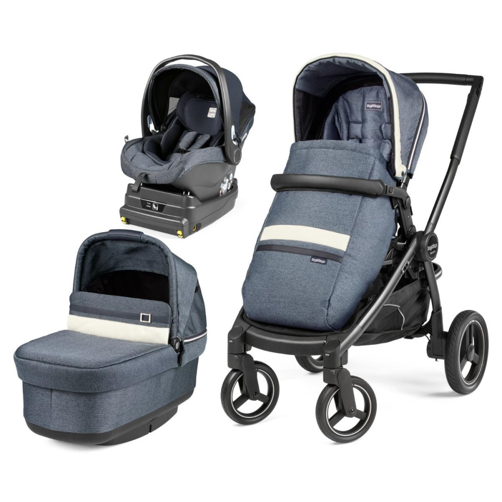 Коляска 3 в 1 Peg-Perego Team Pop-Up i-Size Luxe Mirage