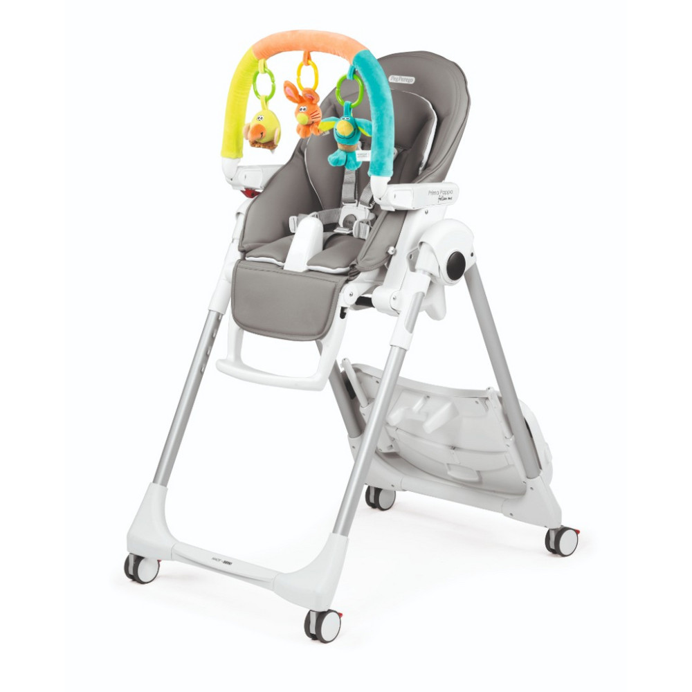Стульчик для кормления Peg Perego Prima Pappa Follow Me Plus Ice