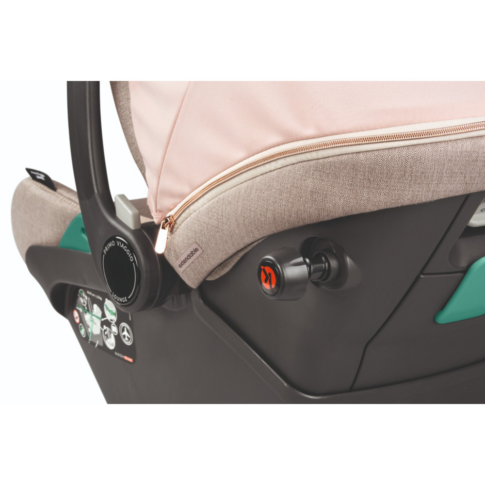 Коляска для новорожденных 3 в 1 Peg Perego Veloce TC Belvedere Lounge Mon Amour
