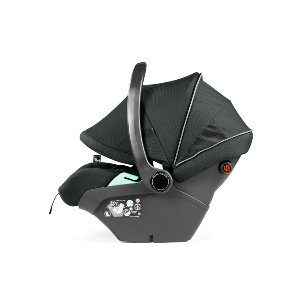 Коляска для новорожденных 3 в 1 Peg Perego Veloce TC Belvedere Lounge Metal New