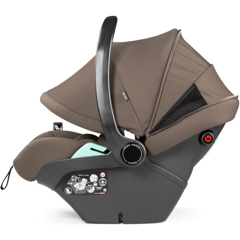 Коляска для новорожденных 3 в 1 Peg Perego Veloce TC Belvedere Lounge Pine Bark New