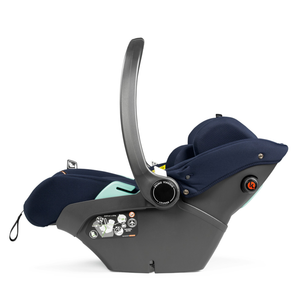 Коляска для новорожденных 3 в 1 Peg Perego Veloce TC Belvedere Lounge Blue Shine