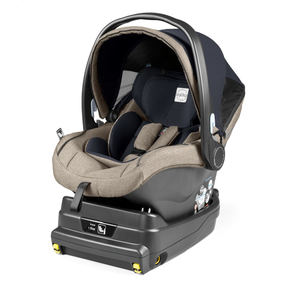 Коляска 3 в 1 Peg-Perego Team Elite i-Size Luxe Ecru