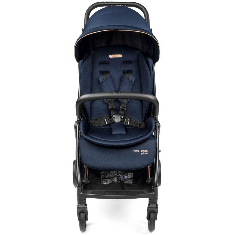 Коляска прогулочная детская Peg Perego Selfie Plus Blue Shine