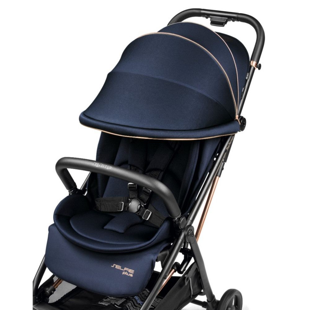 Коляска прогулочная детская Peg Perego Selfie Plus Blue Shine