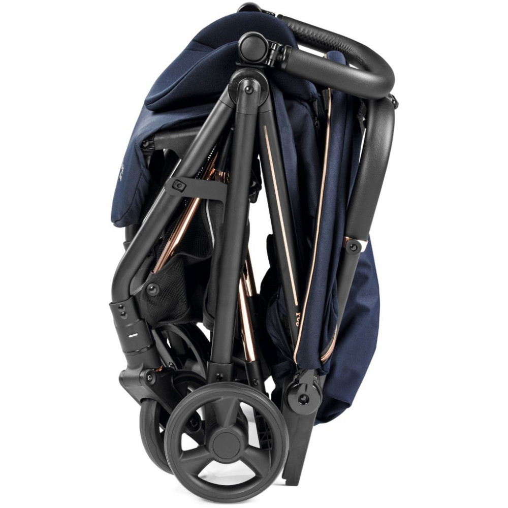 Коляска прогулочная детская Peg Perego Selfie Plus Blue Shine