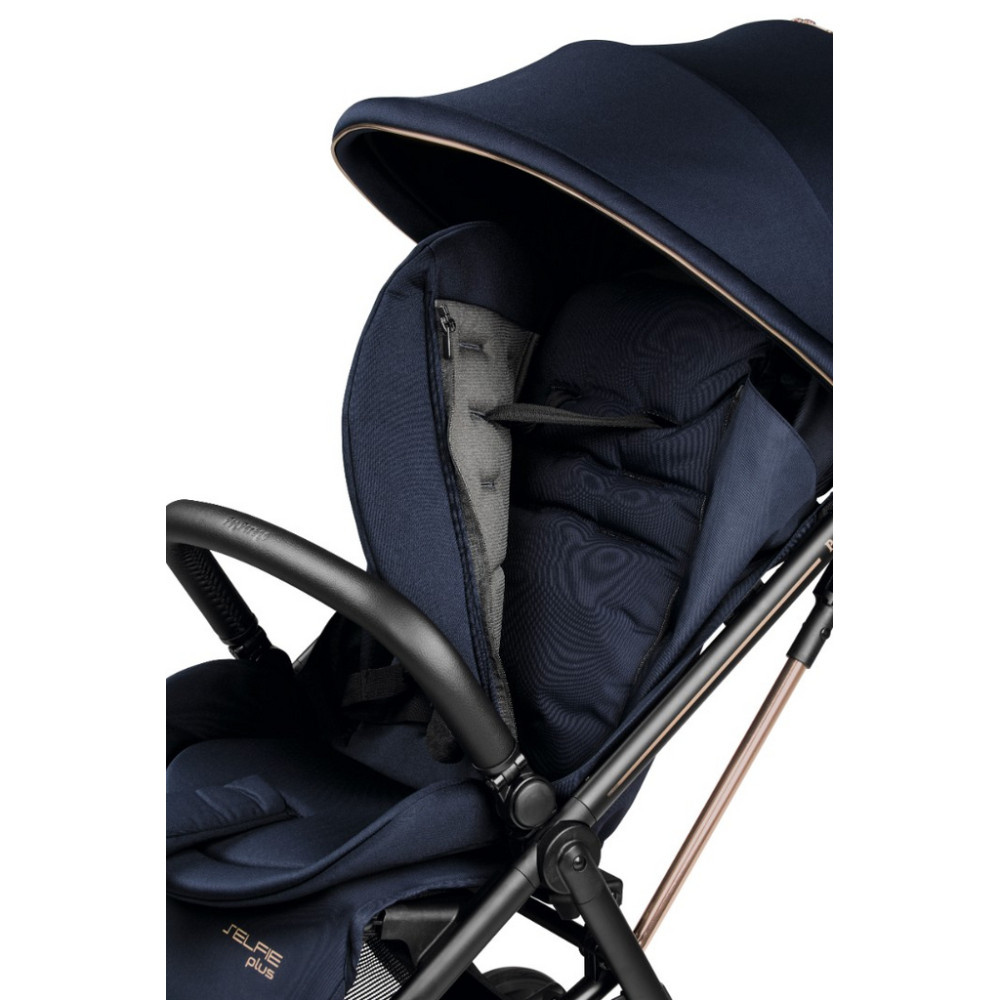 Коляска прогулочная детская Peg Perego Selfie Plus Blue Shine