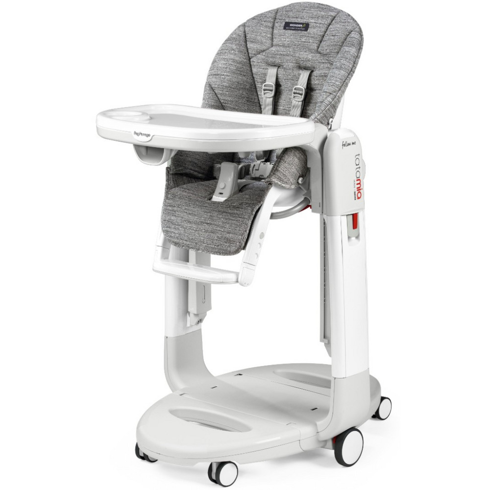 Стульчик для кормления Peg Perego Tatamia Follow Me Wonder Grey New