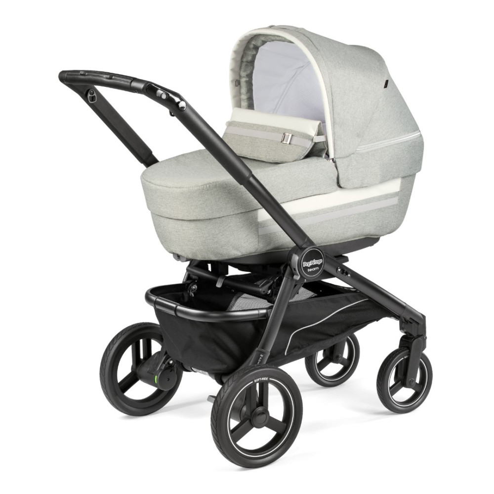 Коляска 3 в 1 Peg-Perego Team Elite i-Size Luxe Pure