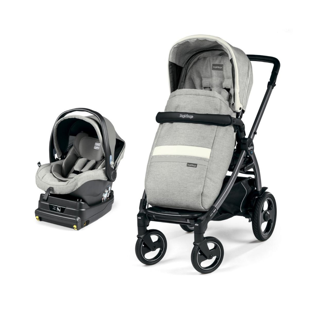 Коляска 3 в 1 Peg-Perego Book 51S Elite i-Size Luxe Pure