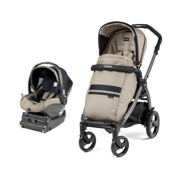 Коляска 2 в 1 Peg-Perego Book 51 i-Size Travel System Luxe Ecru