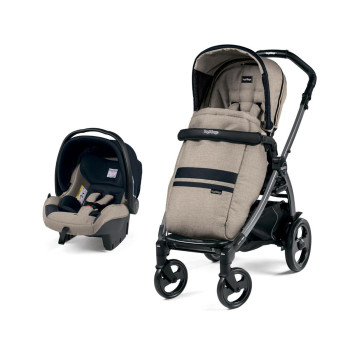 Коляска 2 в 1 Peg-Perego Book 51 SL Travel System Luxe Ecru