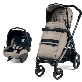 Коляска 2 в 1 Peg-Perego Book 51 SL Travel System Luxe Ecru
