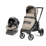 Коляска 3 в 1 Peg-Perego Team Elite i-Size Luxe Ecru