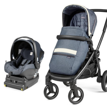 Коляска 2 в 1 Peg-Perego Team i-Size Travel System Luxe Mirage
