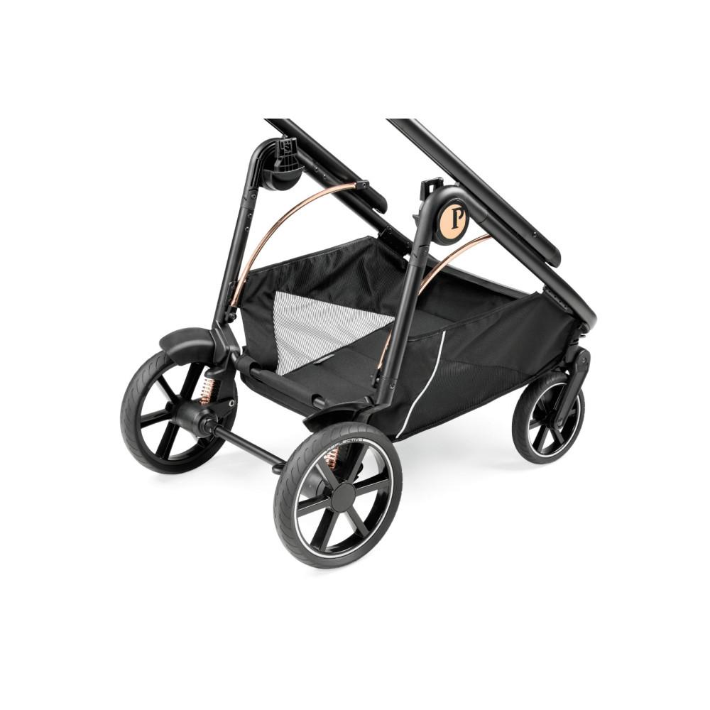 Коляска для новорожденных 3 в 1 Peg Perego Veloce Belvedere SLK Blue Shine