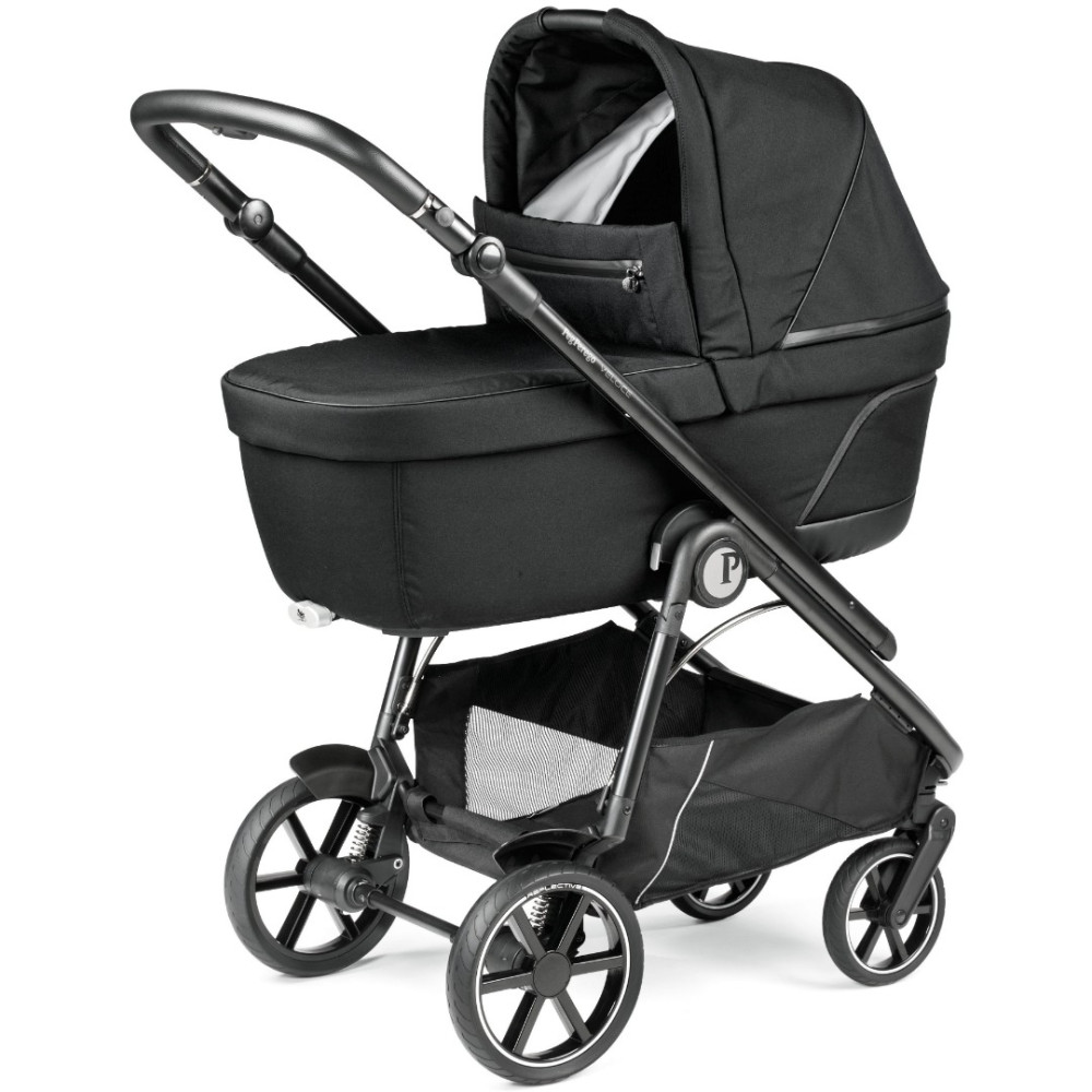 Коляска для новорожденных 3 в 1 Peg Perego Veloce Belvedere Lounge Licorice