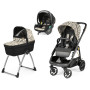Коляска для новорожденных 3 в 1 Peg Perego Veloce Belvedere Lounge Graphic Gold