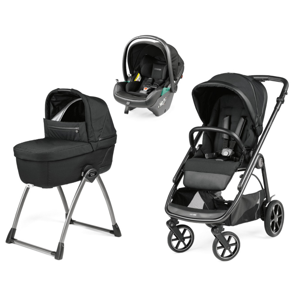 Коляска для новорожденных 3 в 1 Peg Perego Veloce Belvedere Lounge Licorice