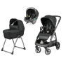 Коляска для новорожденных 3 в 1 Peg Perego Veloce Belvedere Lounge Licorice