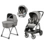 Коляска для новорожденных 3 в 1 Peg Perego Veloce Belvedere Lounge Mercury