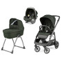 Коляска для новорожденных 3 в 1 Peg Perego Veloce Belvedere SLK Green