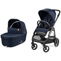 Коляска 2 в 1 Peg Perego Veloce TC Brio Blue Shine