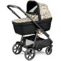 Коляска для новорожденных 3 в 1 Peg Perego Veloce Belvedere Lounge Graphic Gold