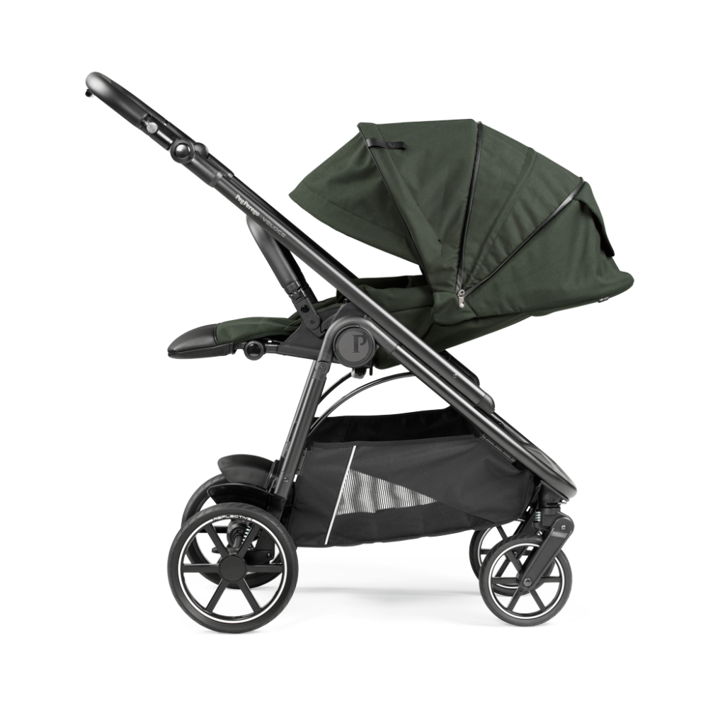 Детская коляска 3 в 1 Peg Perego Veloce Lounge Green