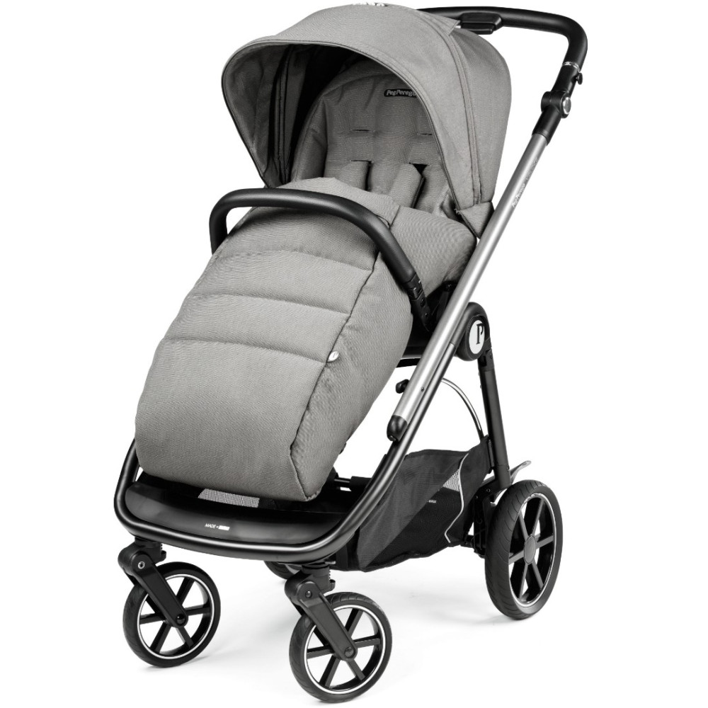 Коляска для новорожденных 3 в 1 Peg Perego Veloce Belvedere Lounge Mercury