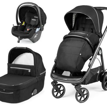Коляска 2 в 1 Peg-Perego Veloce combo Black Shine