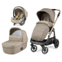 Детская коляска 3 в 1 Peg Perego Veloce Lounge Sand