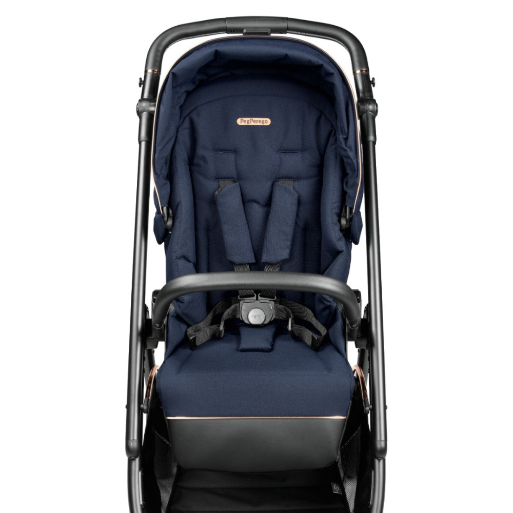 Коляска для новорожденных 2 в 1 Peg Perego Veloce TC Belvedere Blue Shine