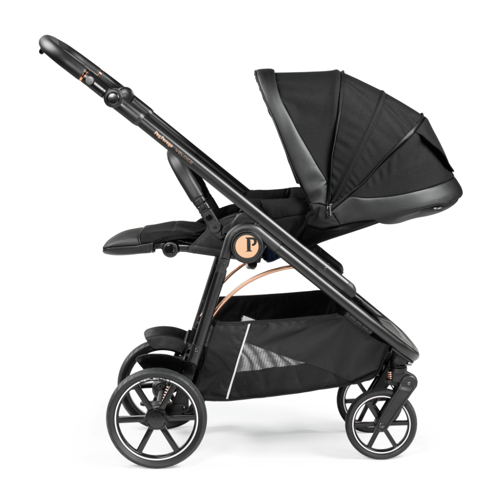 Детская коляска 3 в 1 Peg Perego Veloce Lounge Bronze Noir