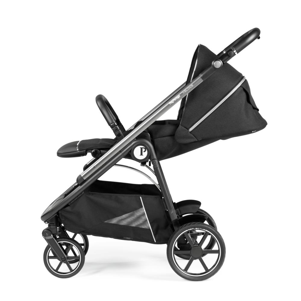 Коляска 2 в 1 Peg-Perego Veloce combo Black Shine