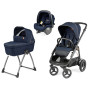Коляска для новорожденных 3 в 1 Peg Perego Veloce TC Belvedere SLK Blue Shine
