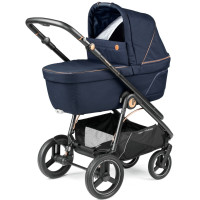 Коляска для новорожденных 3 в 1 Peg Perego Veloce TC Belvedere SLK Blue Shine