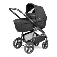 Коляска для новорожденных 2 в 1 Peg Perego Veloce TC Belvedere True Black New