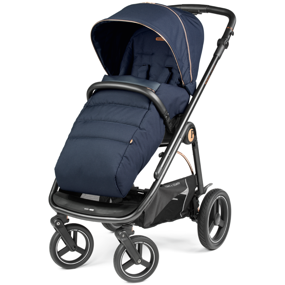 Детская коляска 3 в 1 Peg Perego Veloce TC SLK Blue Shine
