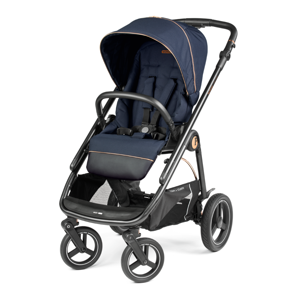 Детская коляска 3 в 1 Peg Perego Veloce TC SLK Blue Shine