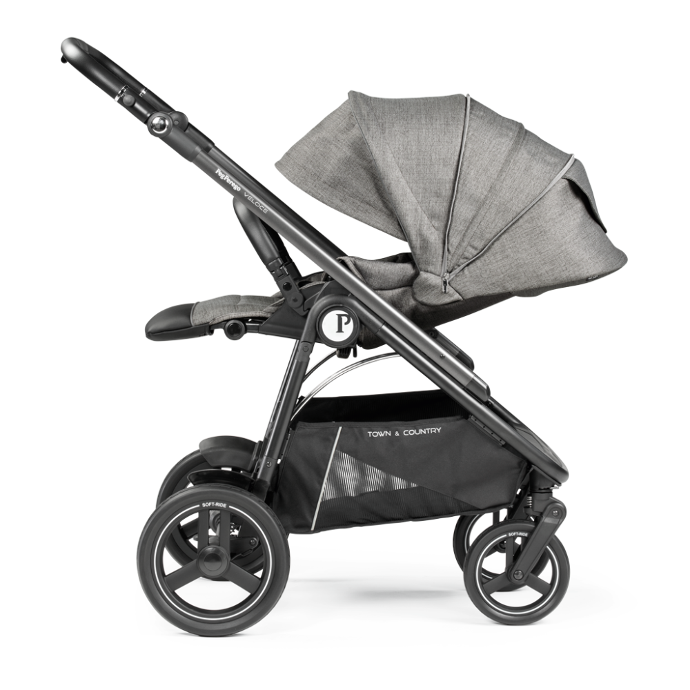 Детская коляска 2 в 1 Peg Perego Veloce TC City Grey