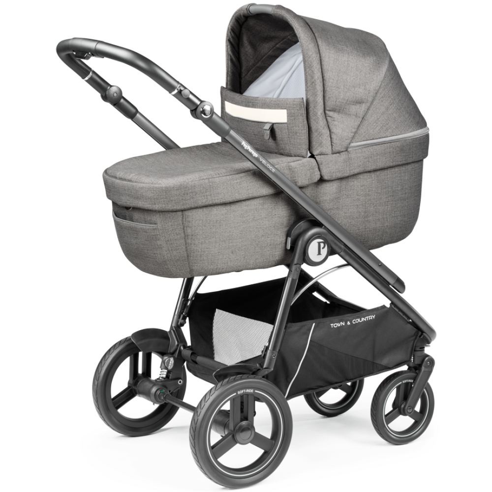 Детская коляска 3 в 1 Peg Perego Veloce TC SLK City Grey