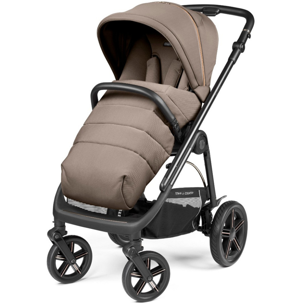 Коляска для новорожденных 3 в 1 Peg Perego Veloce TC Belvedere Lounge Pine Bark New